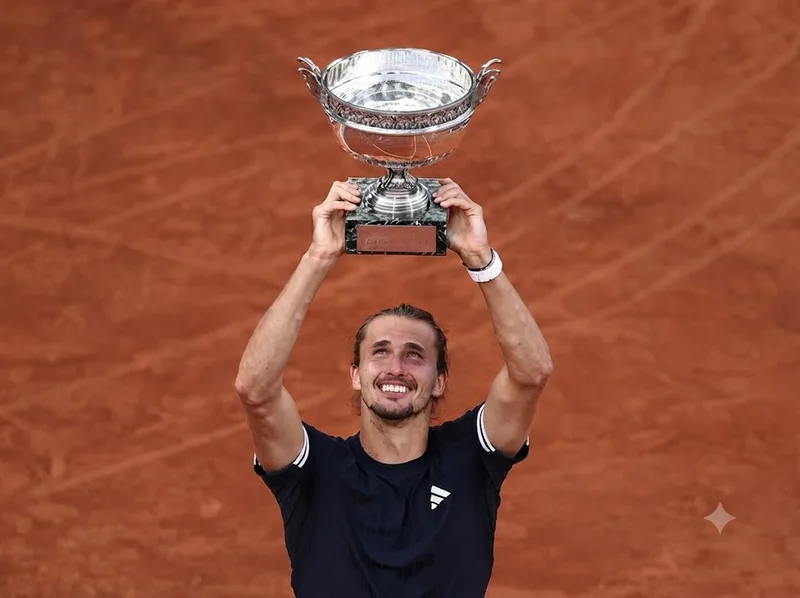 Alexander Zverev giành danh hiệu Grand Slam đầu tiên sau trận chung kết căng thẳng tại Roland-Garros 2026.
