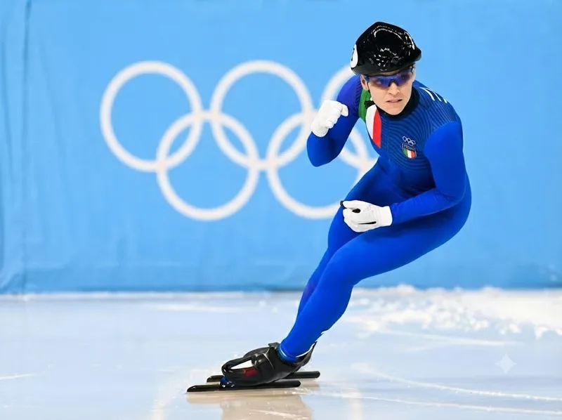 Arianna Fontana là biểu tượng short track với nhiều huy chương Olympic và khả năng xử lý tình huống xuất sắc.