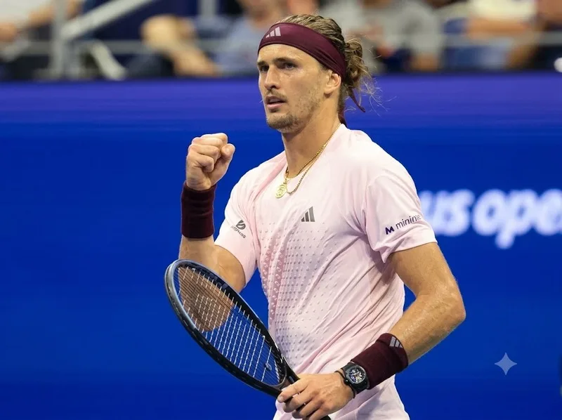 Alexander Zverev là tay vợt Đức nổi bật với chiều cao 1,98 m, giao bóng mạnh và cú trái hai tay ổn định.
