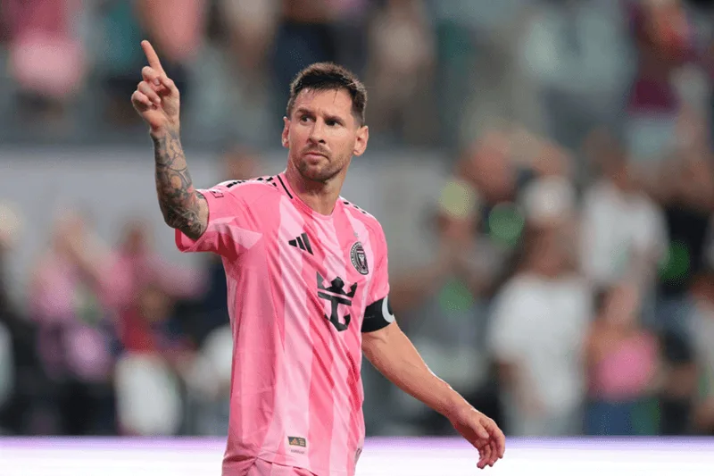 Siêu sao Lionel Messi thi đấu trong màu áo Inter Miami.